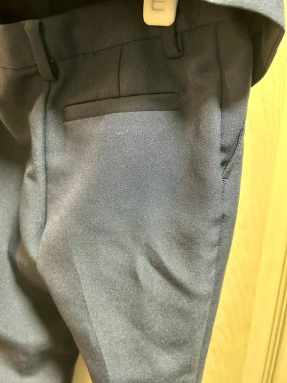 H&M Navy Blue Boys Dress Vest and Pants Set